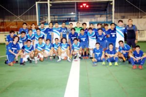 AMBOS EQUIPOS AL FINAL REFRENDANDO SU HERMANDAD