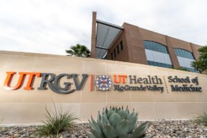 New School of Medicine street signUTRGV Photo by David Pike