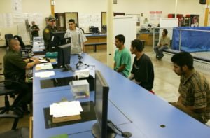 Border Patrol agents in the Rio Grande Valley area of Texas process illegal immigrants who attempted to enter the U.S.