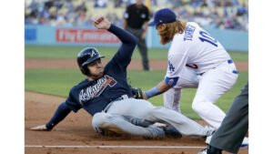 Braves Dodgers Baseball