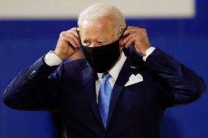 Image: Democratic presidential candidate Biden and vice presidential candidate Harris hold first joint campaign appearance as a ticket in Wilmington, Delaware