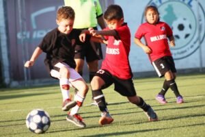ACCIONES ATLETICO PMR(NEGRO)vs BULLDOGS (ROJO)